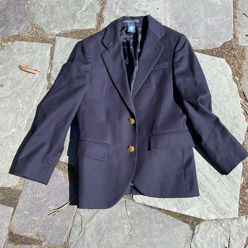 Polo RL navy wool blazer